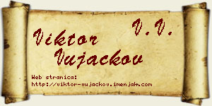 Viktor Vujackov vizit kartica